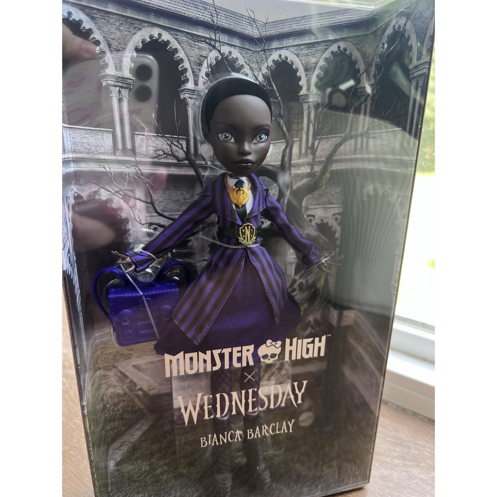 Monster High x Wednesday Doll and Accessories, Bianca Barclay Collectible in Nev